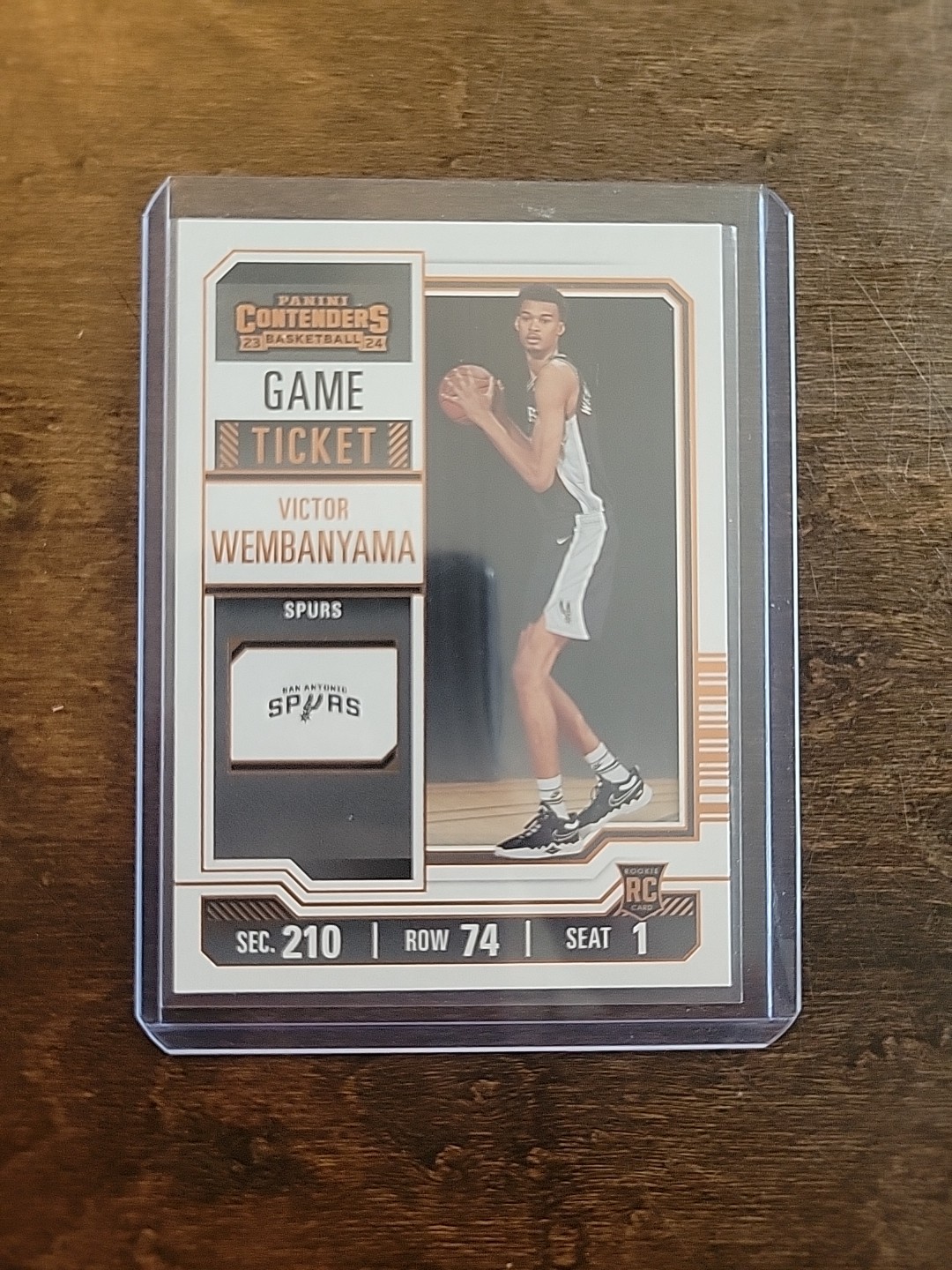 Victor Wembanyama 2023-24 Panini Contenders Season Ticket Bronze #11