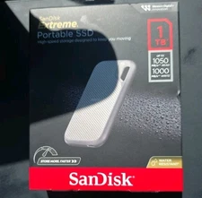 SanDisk 1TB Extreme Portable Black External SSD - Up to 1050 MB/s - USB-C*NEW*