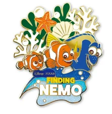 Disney pin marimocraft M&p limited Japan Finding Nemo Marlin Dory BIG Pins