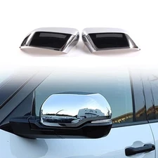 2pcs Silver Chrome Door Mirror Covers Fit for 2022 2023 2024 Toyota Tundra 3.4L