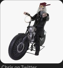 Home Depot Home Accents Animated Motorcycle Riding Reaper With Fog