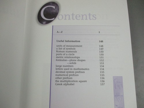 Illustrated Maths Dictionary by Judith de Klerk Paperback Book - Picture 4 of 4