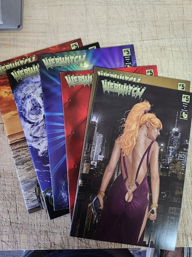 Webwitch #5 Comic Lot Variant Costume Change Set Only 250 Made Plus Reg And... - Bild 1 von 13