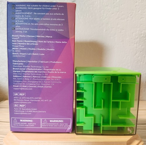 Money Maze Puzzle Box for Kids and Adults, Perfect Money Holder Maze Puzzle Gift - Picture 5 of 5