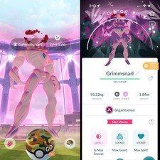 Pok mon Go - Shiny Gigantamax Special Background - Trade