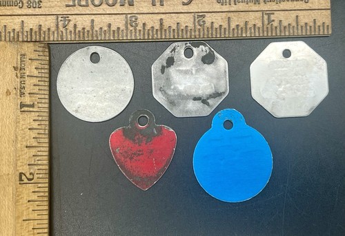 17 Antique & Vintage Dog Tags 1925- 1980’s From NY: See Photos - Picture 10 of 14