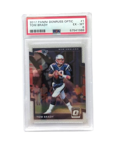 2017 Donruss Optic Tom Brady #1 PSA 6 EX-MT New England Patriots GOAT