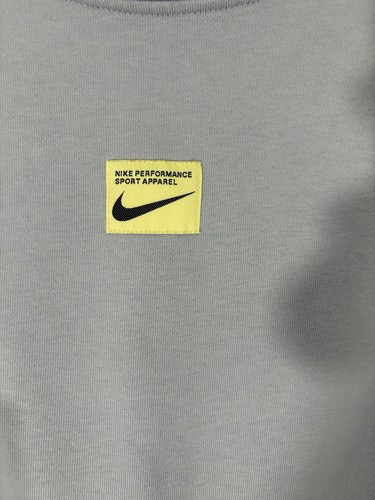 NIKE DRI-Fit French Terry Mens Large Crew Sweatshirt Blue Whisper DQ6622-412 - Picture 4 of 7