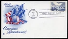 1977 US-Canada Peace Bridge 50th (1721) - Artcraft 200th G/P FDC OF262