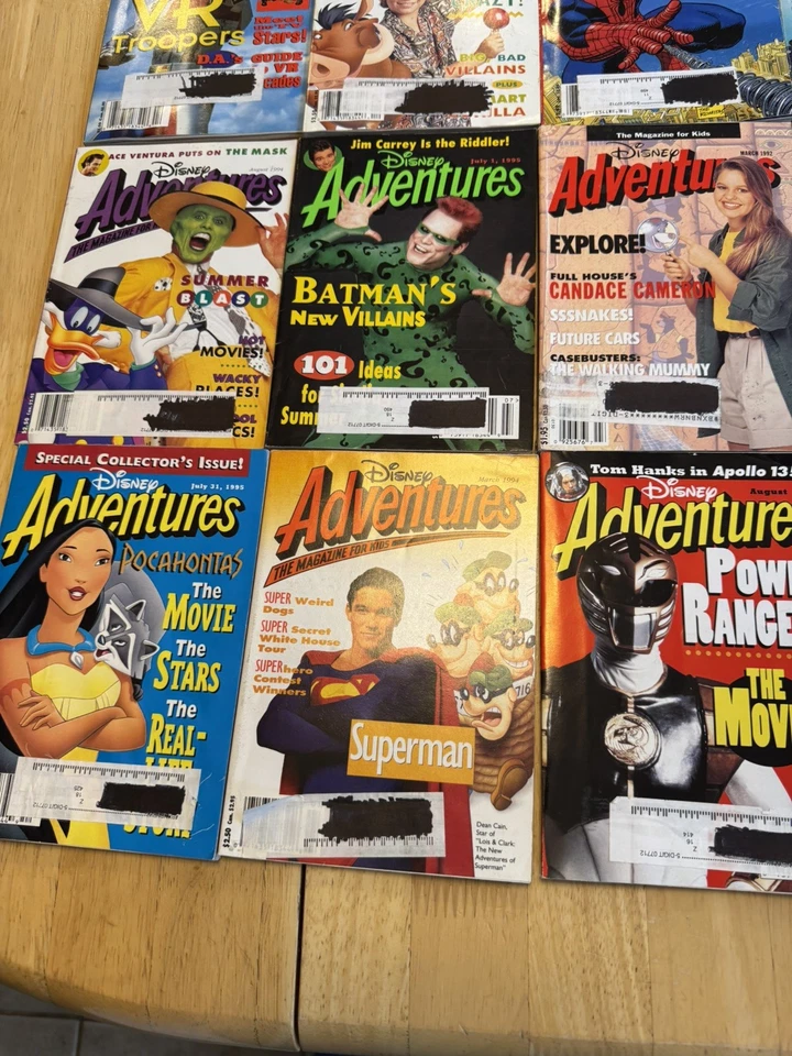 Disney Adventures Magazine Lot X-Men, Spider-Man, Batman, others. Vintage! Foto 2 de 4