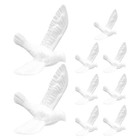 9pcs Birds Small Figure Toy - Doll House Pigeon - Tiny Dove Sculpture - Dove