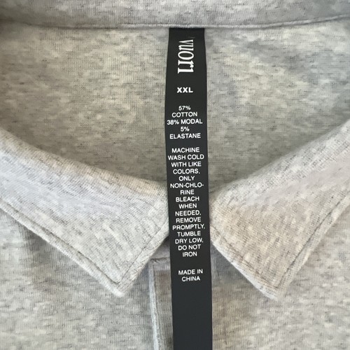 Vuori Long Sleeve Westport Polo Shirt Men’s XXL Oatmeal Heather - Picture 3 of 8