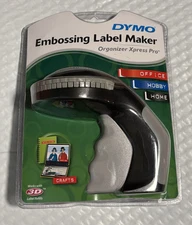 SEALED DYMO Embossing Label Maker With 3 DYMO Label Tapes | Organizer Xpress Pro
