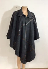 Harve Benard Classic Wool Cape Coat Womens 22
