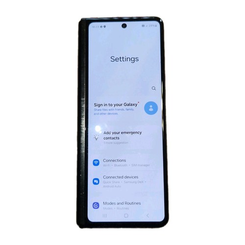 Samsung Galaxy Z Fold3 5G SM-F926B/DS - 256GB - Phantom Black (Spares & Repairs) - Afbeelding 2 van 5