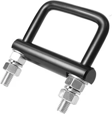 CZC AUTO Hitch Clamp Anti-Rattle Stabilizer Heavy Duty Cross 2 Black 