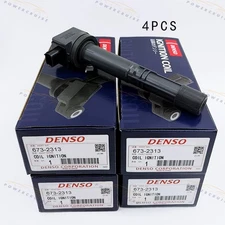 4Pcs Denso Ignition Coils 673-2313 For Honda Accord CRV Acura 2.4L 30520-R40-007