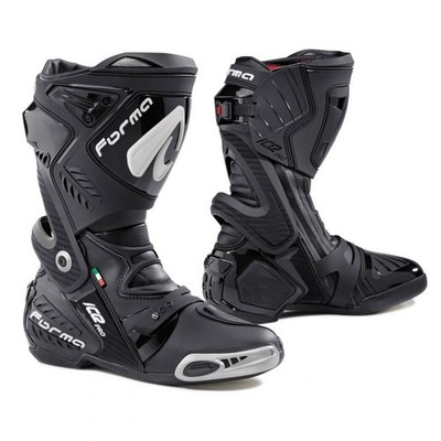 Motorradstiefel Racing Forma Ice Pro Schwarz Weiß