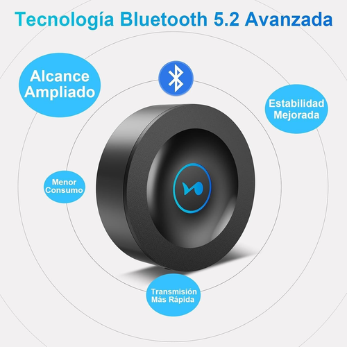 Bluetooth 5.2 Receiver für Heim Stereo AUX Adapter HiFi Musik grau - Bild 3 von 6