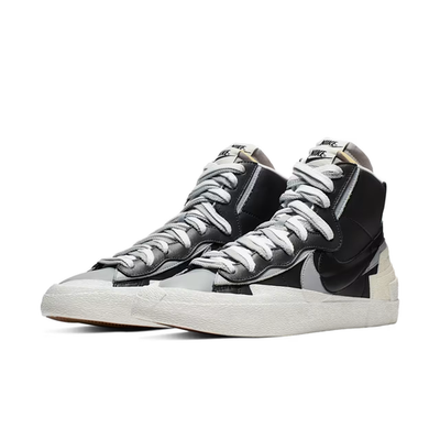 Size 13 - Nike sacai x Blazer Mid White Grey for sale online | eBay