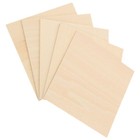 5 Pcs Wood Pieces for Crafting Diy Planks Engraving Painting Crafts