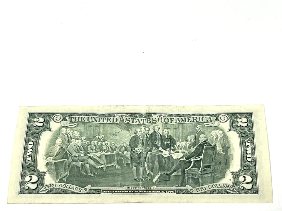 U.S. 1995 $2 FEDERAL RESERVE NOTE, CRISP,  S/N F 12143165 B (#487) - Image 2 of 2