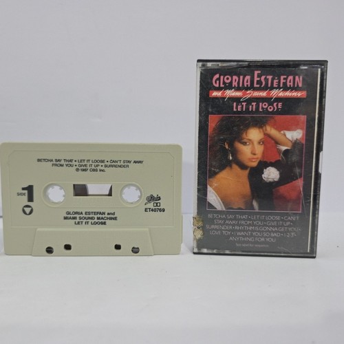 Gloria Estefan/Miami Sound Machine 2 Cassette Lot Primitive Love & Let It Loose - Picture 5 of 5