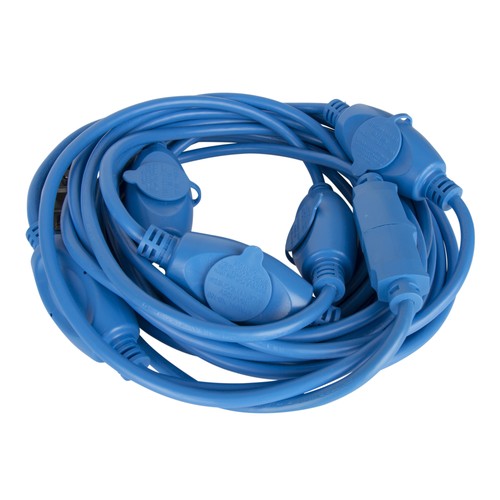 Steelman 6-Outlet 36-Foot Extension Cord with Inline 15A 125V AC Breaker 60357 - Picture 2 of 2