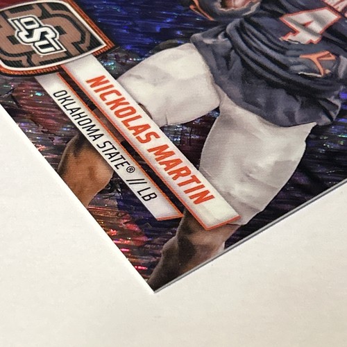 Nickolas Martin 2024 Bowman University Cromo Zaffiro Rosso Shimmer SSP #3/5 - Foto 5 di 10