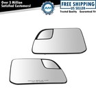 OEM Side View Mirror Glass w/ Backing Plate Pair for Ford Edge Lincoln MKX New