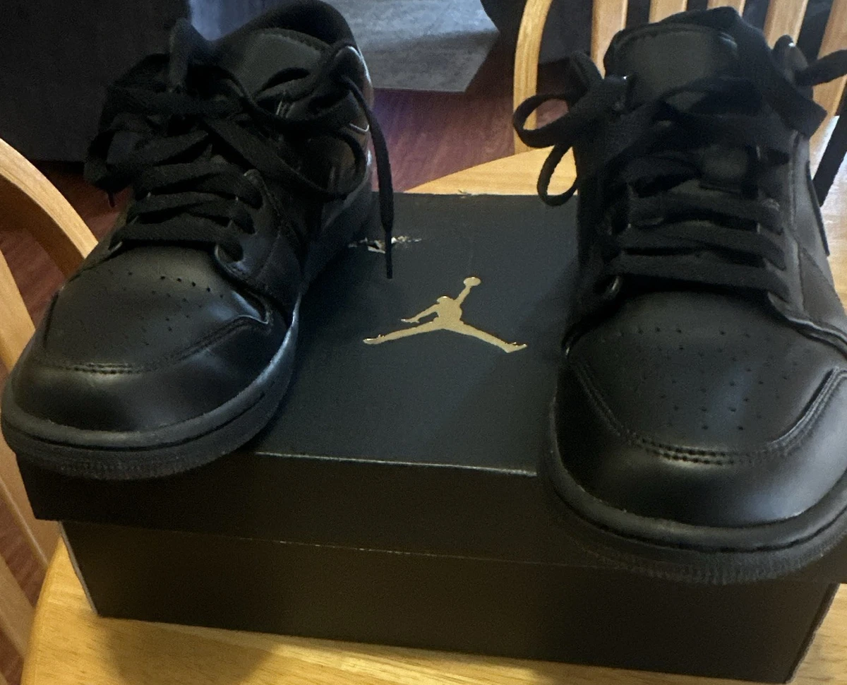 Jordan 1 Low Triple Black | eBay
