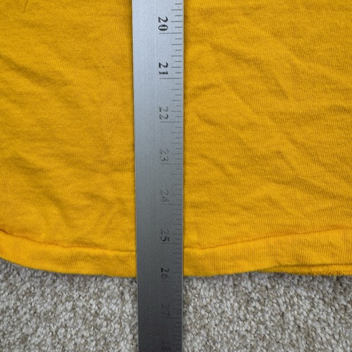 Vintage Michigan Wolverines T Shirt Herren Größe XL Gelb Kurzarm - Bild 10 von 13