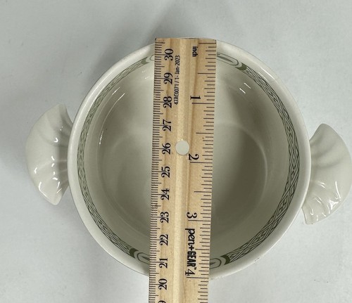 Villeroy & Boch Flat Cream Soup Bowl Summer Day Mint Set 2 - Picture 4 of 9