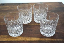 Set of 4 - Waterford Crystal Nocturne Double Old Fashioned Whiskey Glasses