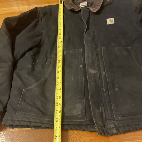 VINTAGE Carhartt Jacke Herren schwarz Arctic Canvas Jacket JQ185 J02 - Bild 6 von 21