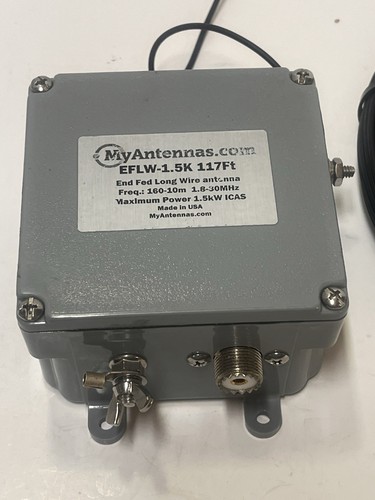 My Antennas End Fed Long Wire Antenna 1.5kW 117 FT Made In USA