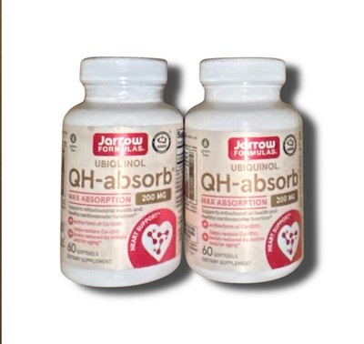 2-Jarrow Formulas Ubiquinol QH-absorb, 200 MG, 120 SOFTGELS 01/2029