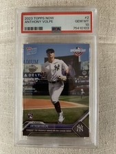 2023 Topps Now #2 Opening Day Anthony Volpe PSA 10 RC Rookie