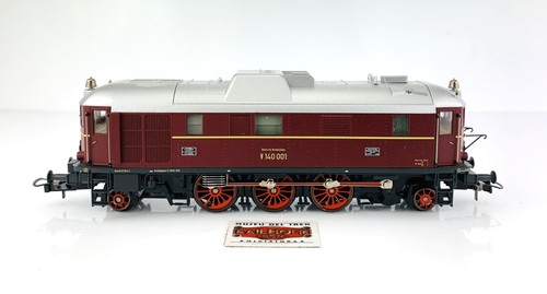 PT62 - TRIX H0 22448 - LOCOMOTORA DIESEL DEUTSCHE BUNDESBHAN V 140 ANALÓGICA DC - Imagen 5 de 8