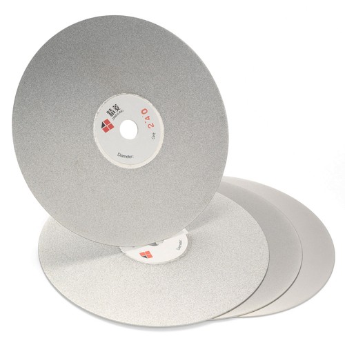 Set 4 pz dischi da rettifica diamantati grana 6" pollici 60-3000 rotellino piatto disco giro - Foto 28 di 31