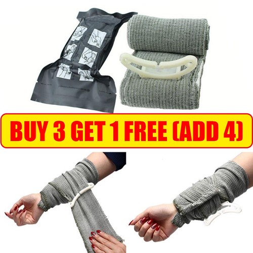 6" Israeli Bandage Emergency Bandage Compression Trauma Dressing Medical Sterile - Afbeelding 1 van 12