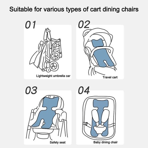Summer Stroller Cooling Pad Universal Car Seat Cooler Pad Stroller Cooler - Picture 5 of 11