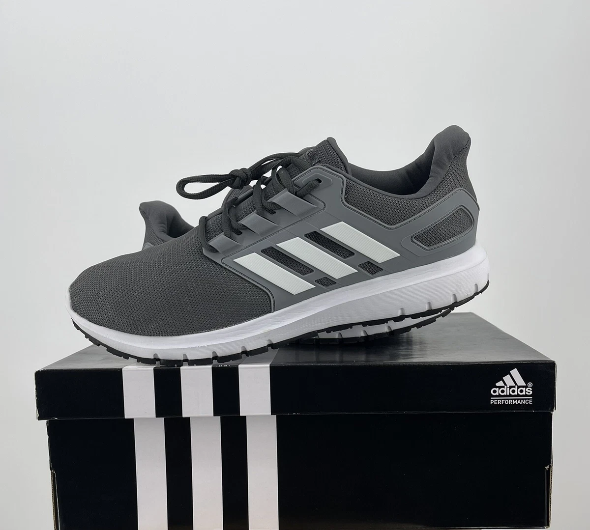 Barrio bajo semestre líquido Men&#039;s Adidas Energy Cloud 2 B44751 Gray / White Running Sneakers Size  13 | eBay