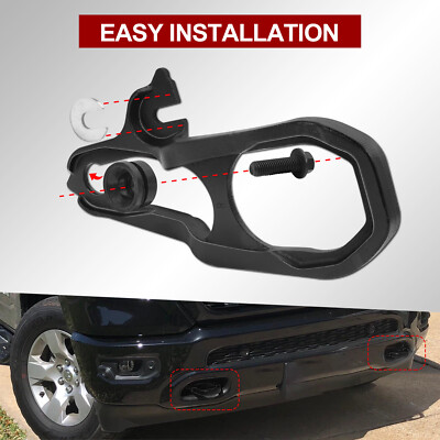Front Left Right Heavy Tow Hooks With Hardware For Dodge Ram 1500 DT 3 6l 5