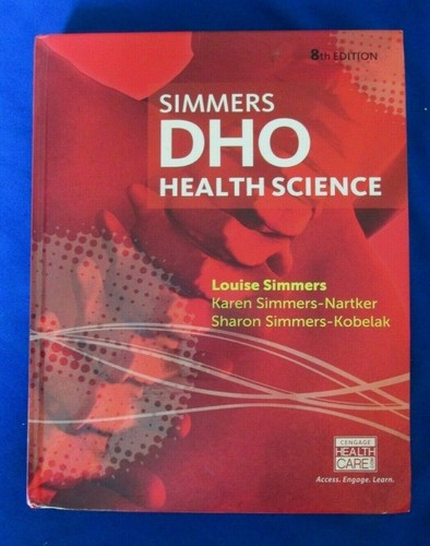 Simmers DHO Health Science Textbook 8th Edition Louise Simmers 2014 - Imagen 1 de 6