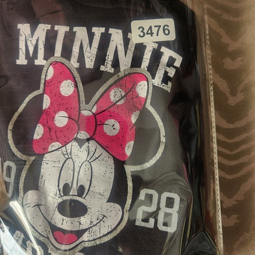 Disney Minnie Mouse Youth Girls Black Pullover Hoodie Sweatshirt XL 15/17 NEW - Picture 11 of 12