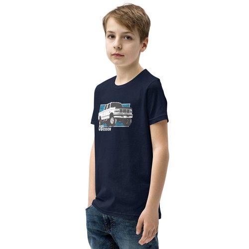 OBS Crew Cab Truck Boys Youth Kids T-Shirt Gift Idea For Son Truck Lover - Picture 8 of 14
