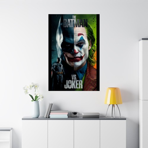 Batman Poster Film - 2 Gesichter Wandbild, Dark Knight Joker Wohndeko Bild Geschenk - Bild 5 von 136