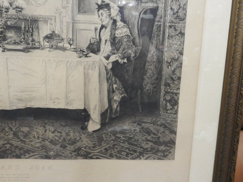 William Henry Boucher 1890 Etching Darby and Joan - Walter Dendy Sadler ((LOOK)) - Picture 10 of 12