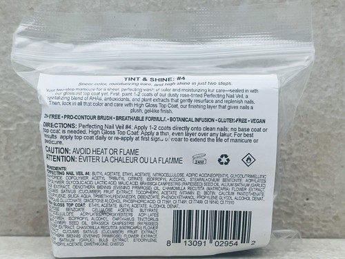 Londontown INC. Tint + Shine: #4 w/Perfecting Nail Veil 4 and High GlossTop Coat - Picture 2 of 3